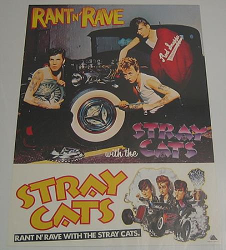 Stray Cats Rant 'n' Rave Japanese Promo poster (351095)